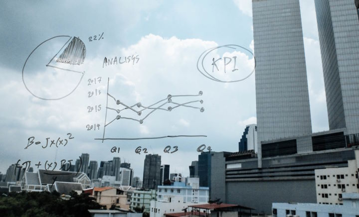 analyse diagram på vindue til industrianalyse og brancheanalyse